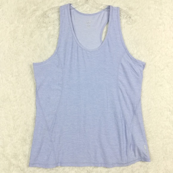 Head Womens Top Break Point Tank‎ Hydrangea Heather Slim Dri-Motion XL New - Picture 1 of 11